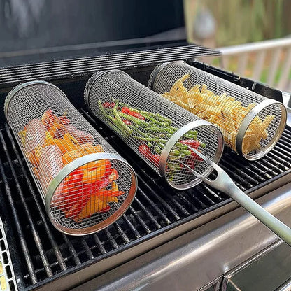 GrillRoll 2 Stuks | Rolling Grill Basket