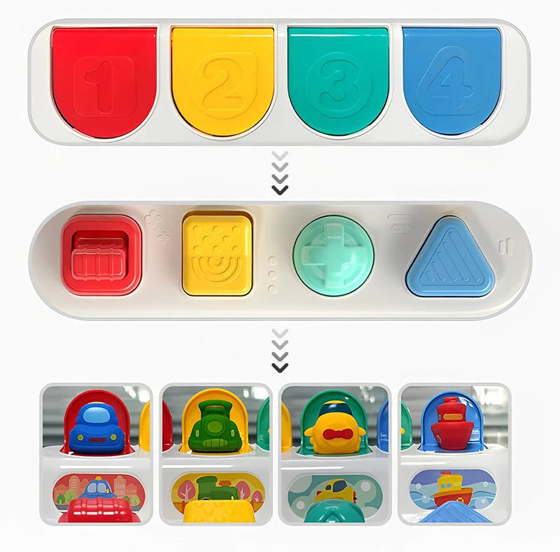 Baby Button Speelgoed | Ploppend Plezier Interactief Speelgoed