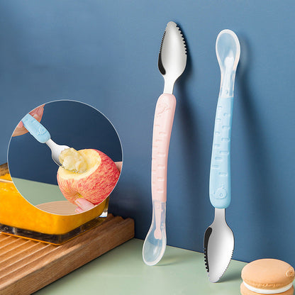 1+1 GRATIS BabySpoon | Duurzame Siliconen Lepel met Dubbele Kop