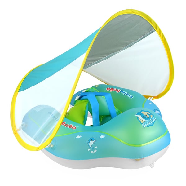 SunSafe Toddler Swim Ring | Beschermende Babyzwemring met Zonneklep