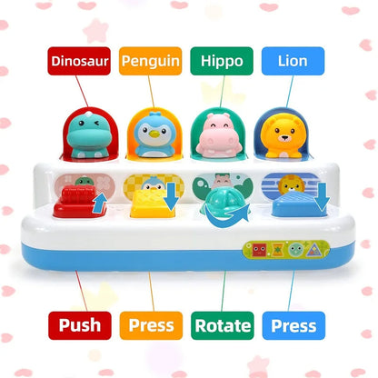 Baby Button Speelgoed | Ploppend Plezier Interactief Speelgoed