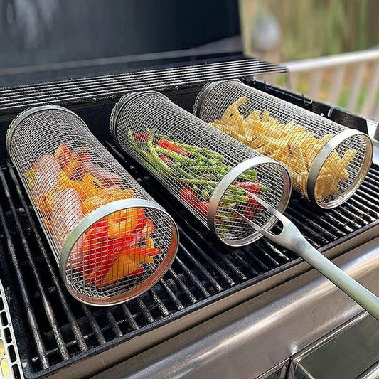 GrillRoll 2 Stuks | Rolling Grill Basket