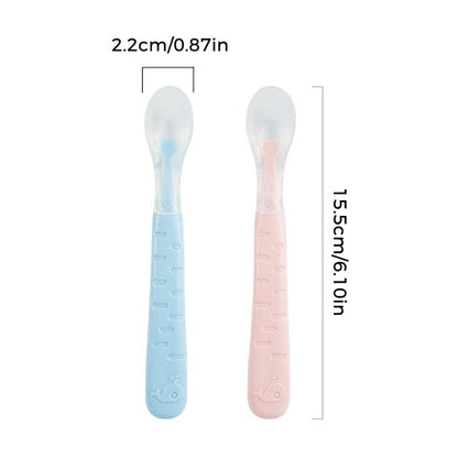 1+1 GRATIS BabySpoon | Duurzame Siliconen Lepel met Dubbele Kop