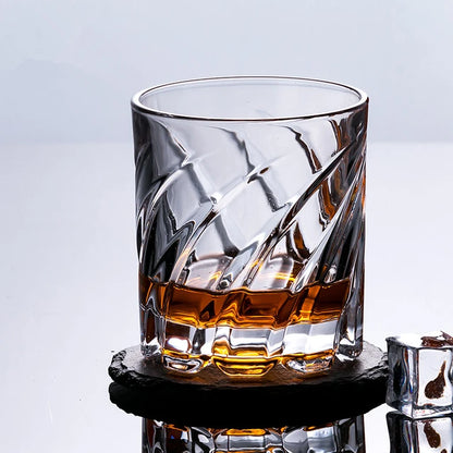 Twist & Sip Whiskey Glas | Stijlvol Old Fashioned Glass voor Bourbon, Scotch en Cocktails Liefhebbers