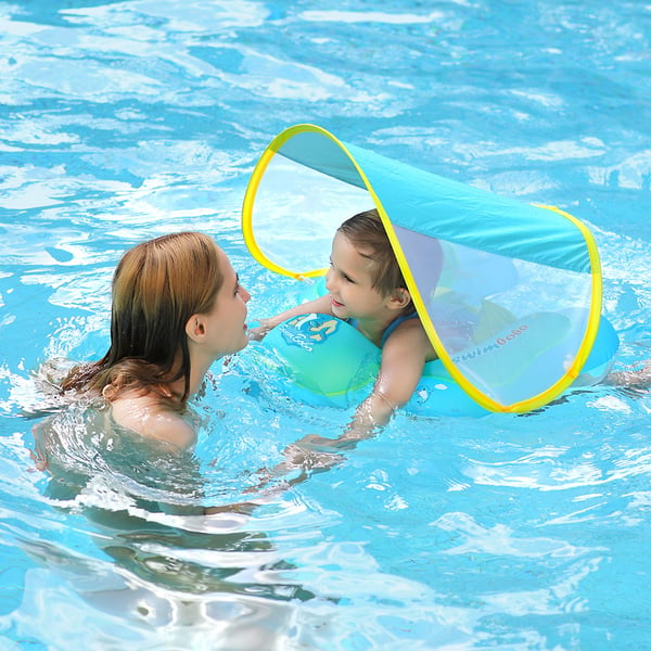 SunSafe Toddler Swim Ring | Beschermende Babyzwemring met Zonneklep