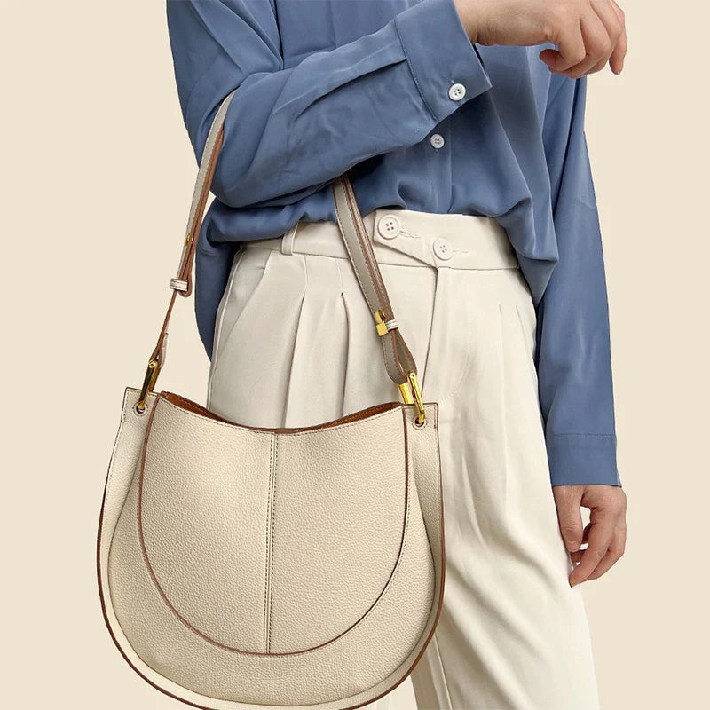 Paulien Luxe Crossbody Tas | Zacht Leren Dames Schoudertas