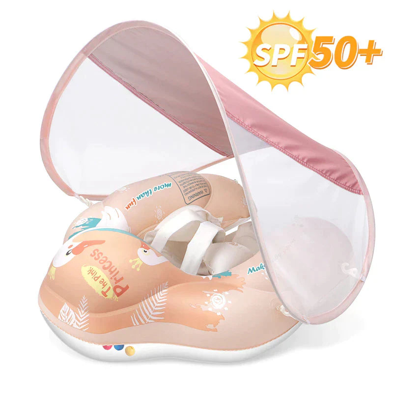 SunSafe Toddler Swim Ring | Beschermende Babyzwemring met Zonneklep