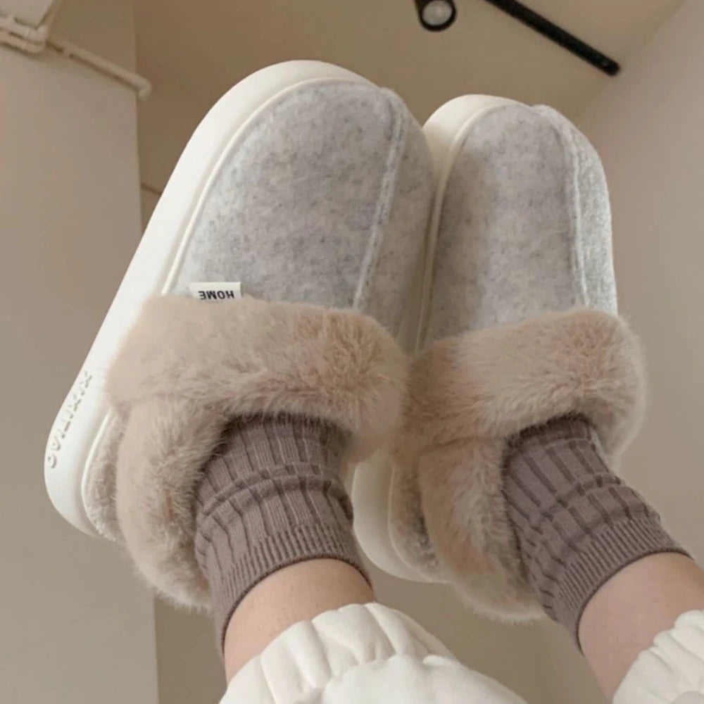 WinterWarm Slippers – Trendy en Warme Antislip Huisslippers