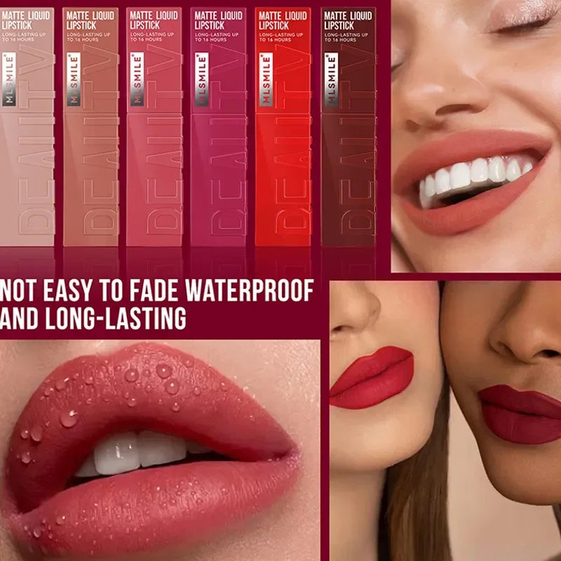 Luxe Matte Liquid Lipstick - Lang houdende Waterdichte Lip Tint