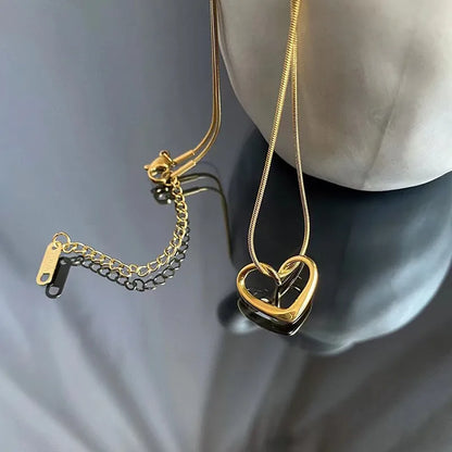 Mae Hartjes Ketting | Goud/Zilver