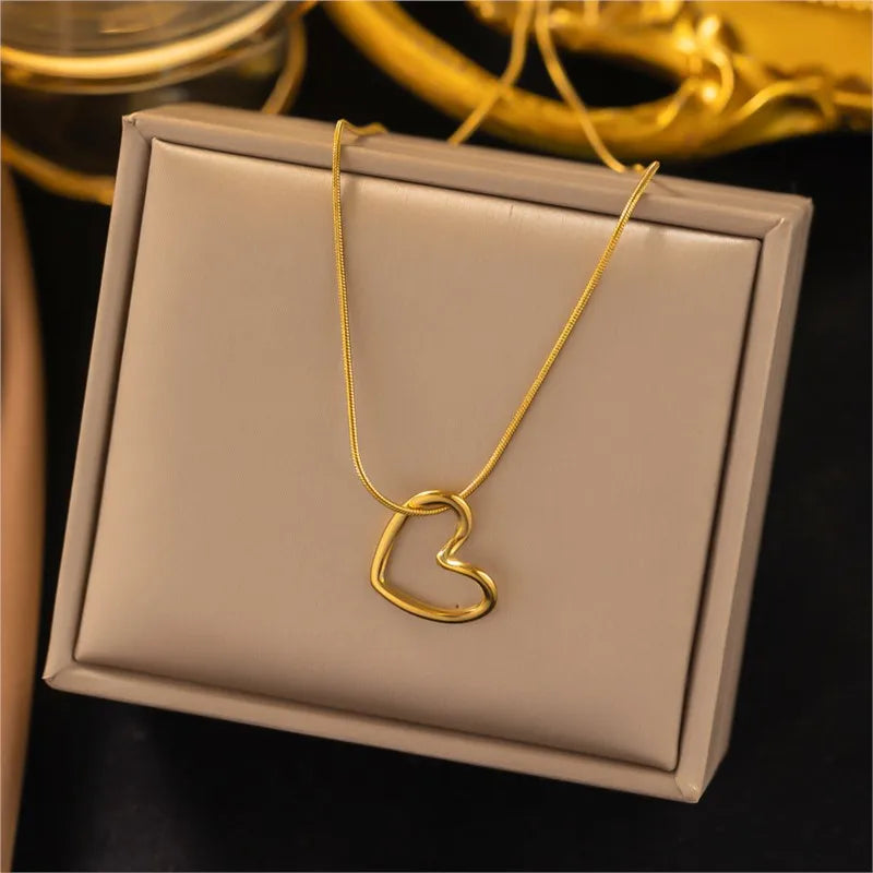 Mae Hartjes Ketting | Goud/Zilver