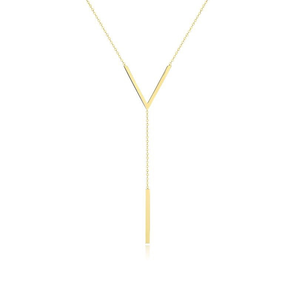 Lady Glam V-vormige Claviculair Ketting