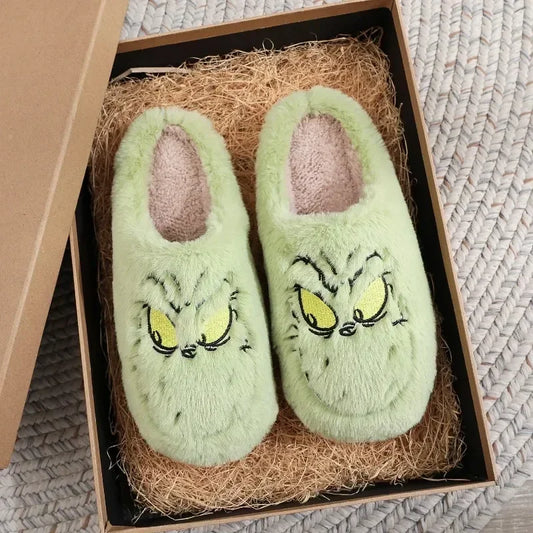 Kerstmonster Slippers | Warm & Schattig, Ideaal voor de Winter