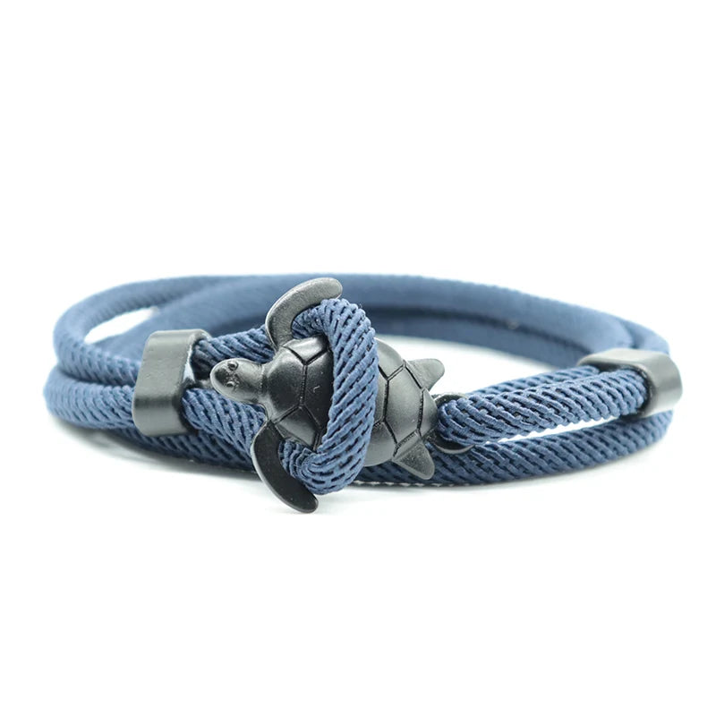 Turtle Armband | Verstelbare Touwarmband voor Mannen