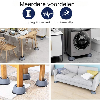 VibrantStop 4-Pack | Nooit meer een trillende wasmachine!