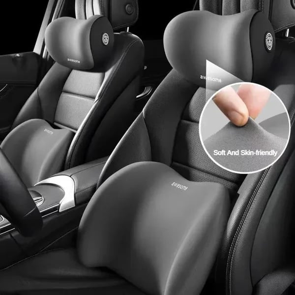 ComfortAuto | Luxe Kussenset - Ultiem Reiscomfort voor in de Auto