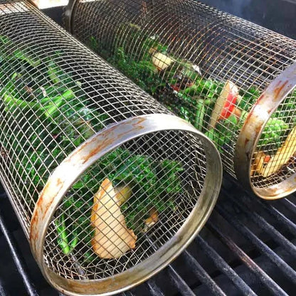 GrillRoll 2 Stuks | Rolling Grill Basket