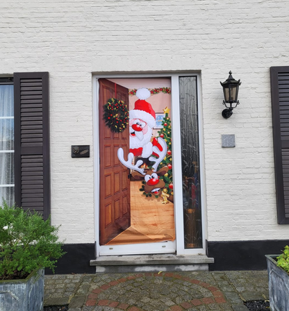 Kerst Deurdecoratie Wonder – Sfeervolle Welkomstdecoratie voor de Feestdagen