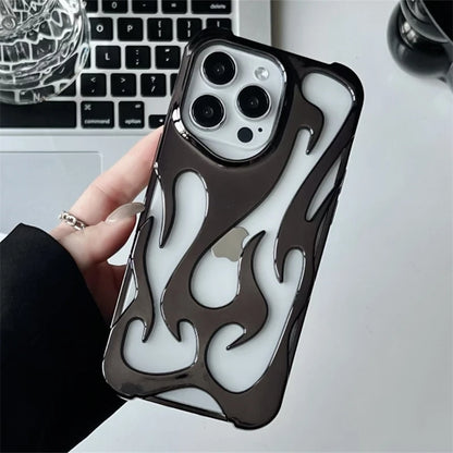 Cool Fire Flame Phone Case - Brandende Bescherming voor Jouw Smartphone!