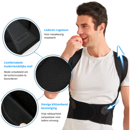 PostureCorrector Pro Rugbrace - Verbeter je Houding met Comfort en Stijl