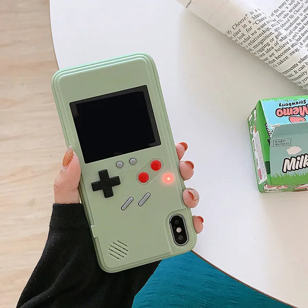 Retro Gameboy iPhone Case | Speelbare Game Hoesje met Klassieke Games voor iPhone