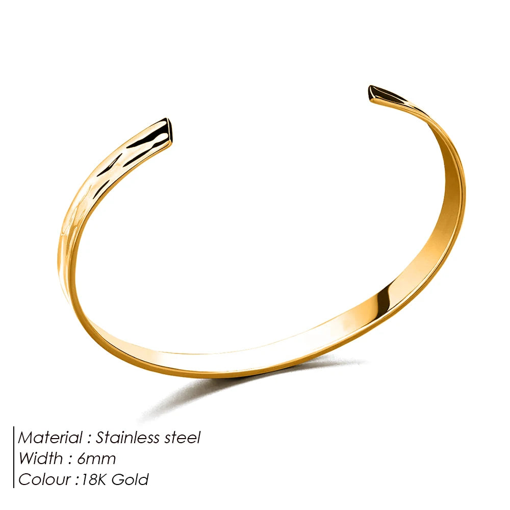 Stijlvolle RVS Cuff Armband | Modern en Duurzaam Design