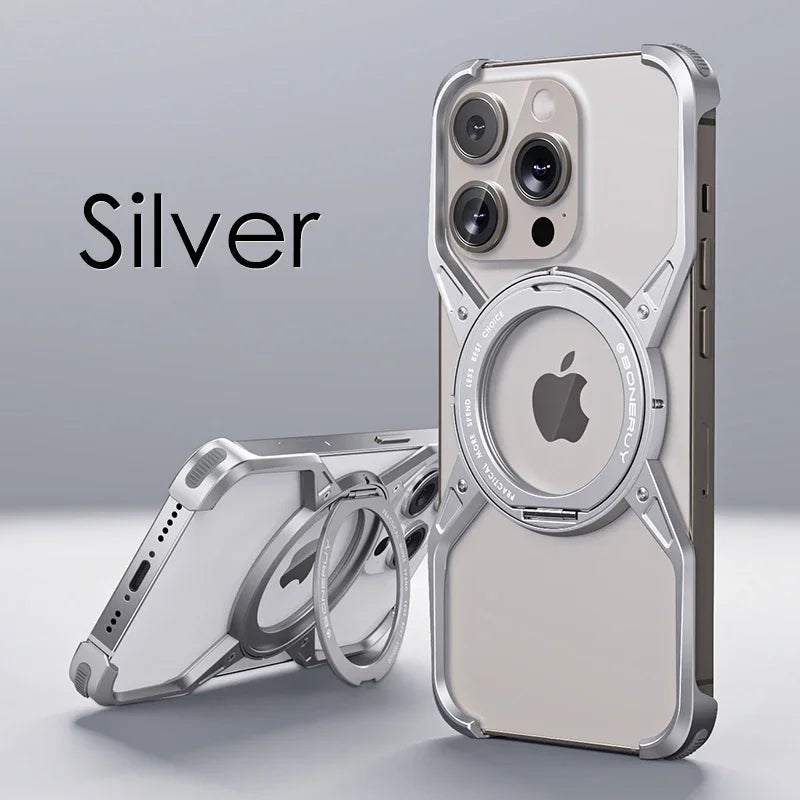 Aluminium MagSafe Shockproof Case - Ultieme Bescherming voor Je iPhone!