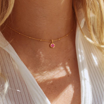 Chique Sterrenbeeld Choker met Geboortesteen | Perfect Cadeau voor Iedere Gelegenheid