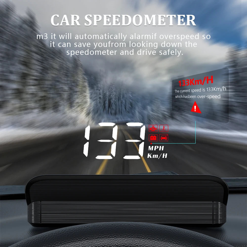 Auto HUD Camera | Head-Up Display met Navigatie en Veiligheid voor Jouw Auto