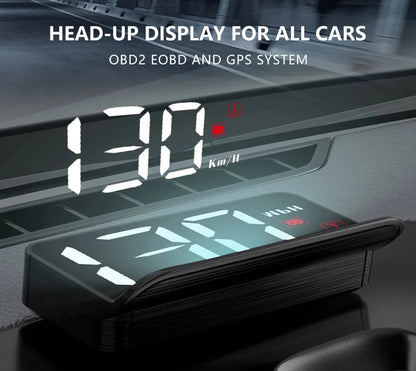 Auto HUD Camera | Head-Up Display met Navigatie en Veiligheid voor Jouw Auto