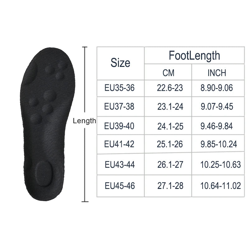 Elastische Sport Inlegzolen voor Optimale Comfort en Ondersteuning