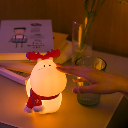 Kerst LED Rendier Nachtlamp - Sfeervolle Verlichting voor een Magische Kerst!