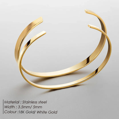 Platina Manchet Armband - Tijdloos Elegant en Duurzaam