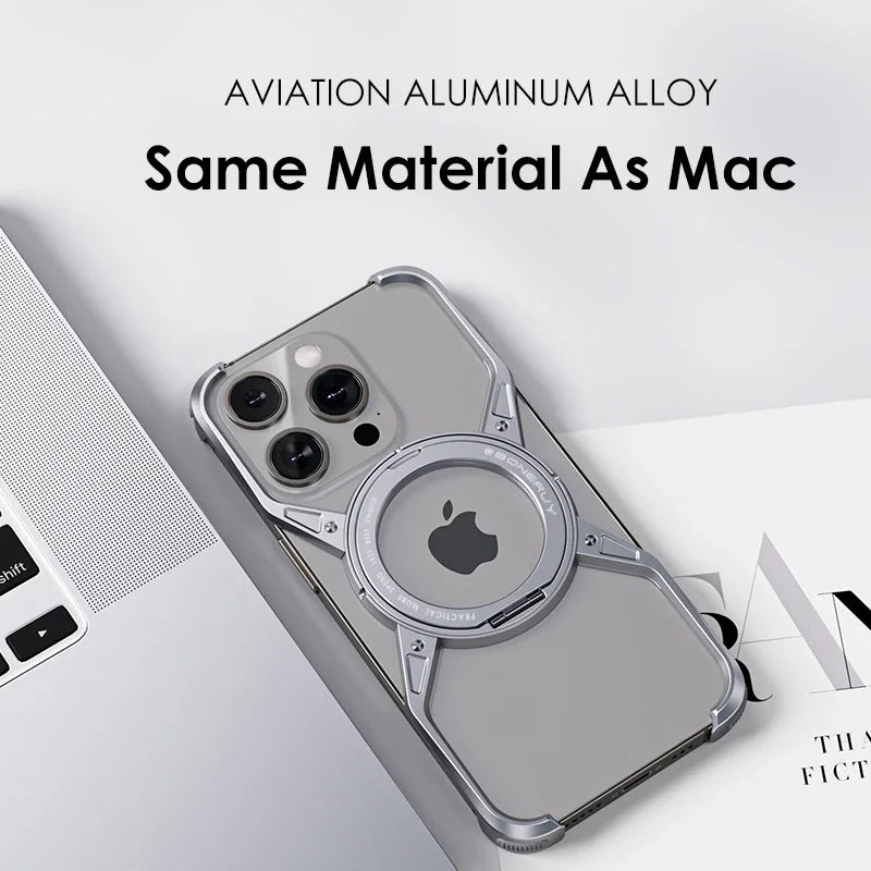 Aluminium MagSafe Shockproof Case - Ultieme Bescherming voor Je iPhone!