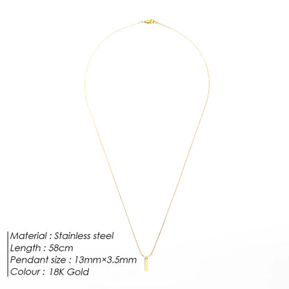 Stijlvolle Minimalistische Hanger Ketting voor Elke Gelegenheid