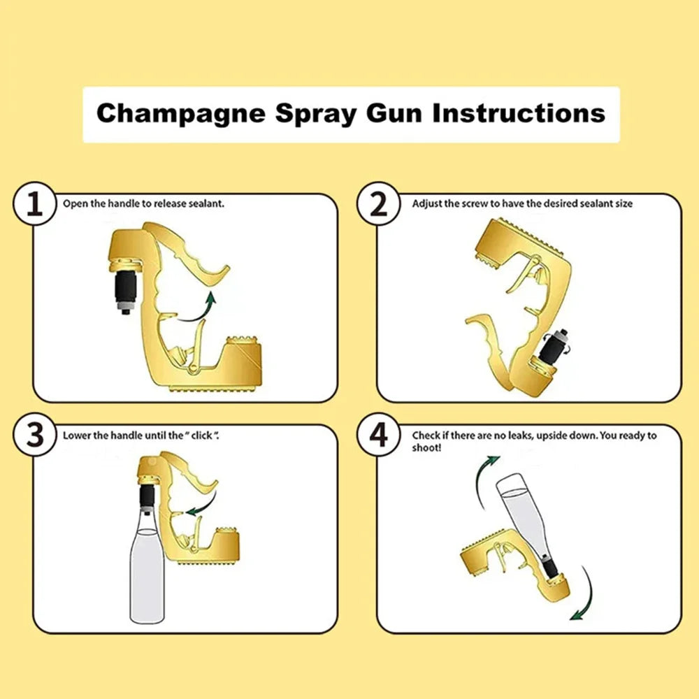 Champagne Party Sprayer Gun voor Feestelijke Vieringen