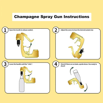 Champagne Party Sprayer Gun voor Feestelijke Vieringen